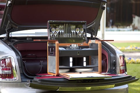 Nieuw op de Rolls-Royce optielijst: picknickset