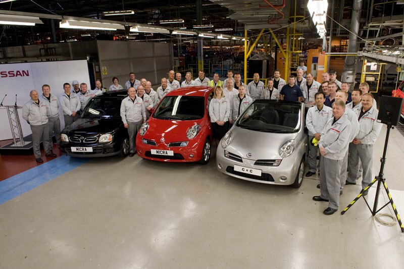 Nissan Micra-productie Sunderland