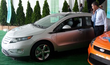 President Obama bekijkt Chevrolet Volt | Foto: ANP