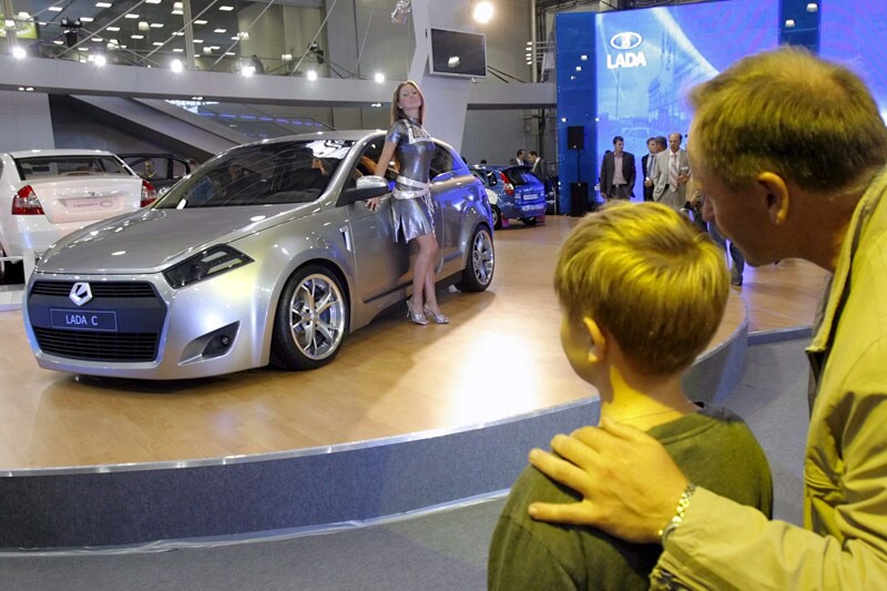 Lada concept C in Moskou | Foto: ANP/AFP