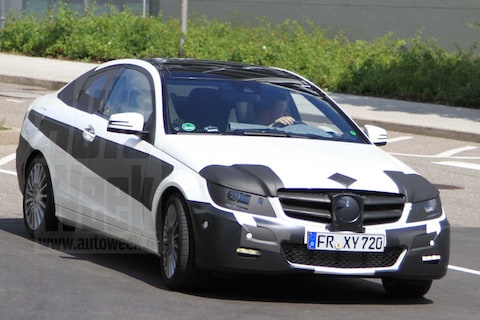 Mercedes C-klasse Coupé: work in progress