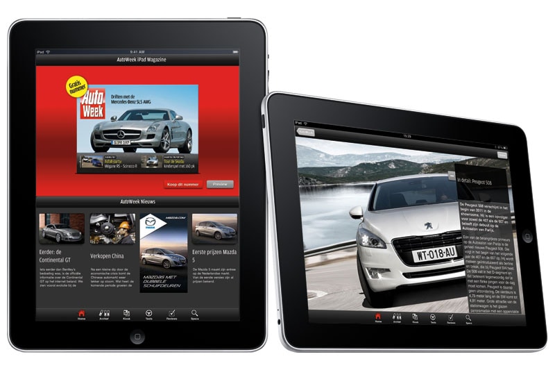 AutoWeek app iPad