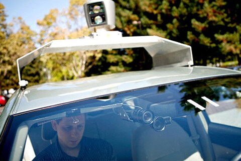 Patent voor zelfsturende auto Google