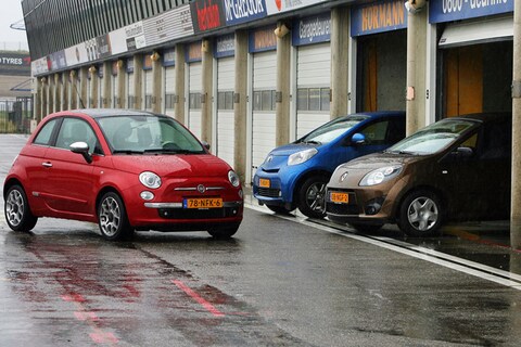 Fiat 500 Twin Air 85 - Renault Twingo 1.2 16V CO2 - Toyota iQ 1.0 VVT