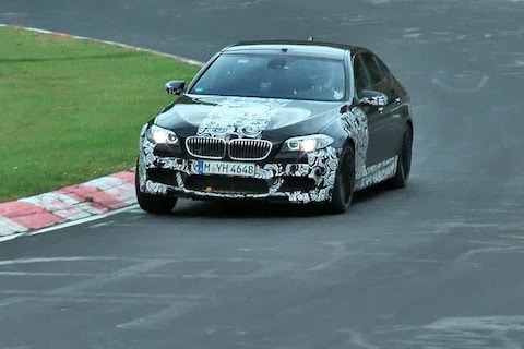 BMW M5 spionagevideo