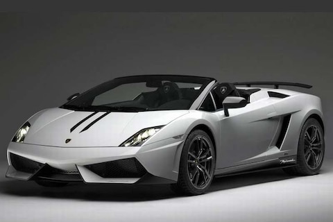 Gallardo Spyder Superleggeraat lekker mee