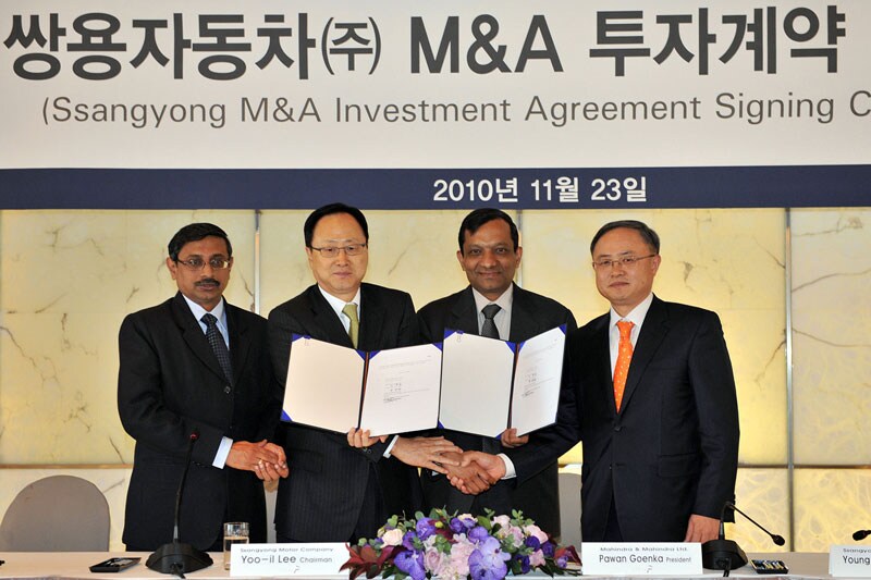 SsangYong overname door Mahindra