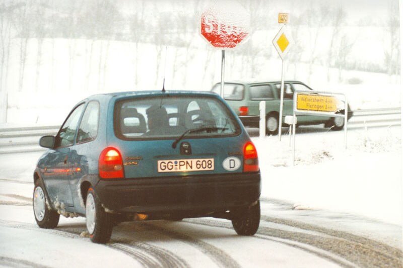 Autorijden in Duitsland sneeuw