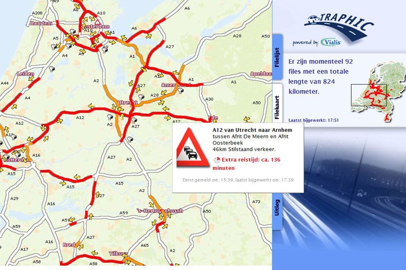 Drukste avondspits ooit