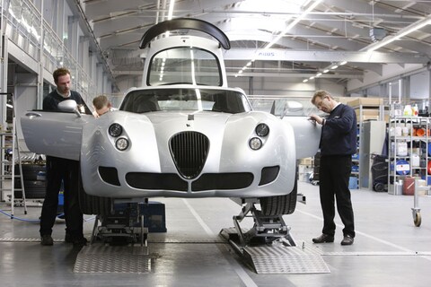 Wiesmann op de entertainmenttoer