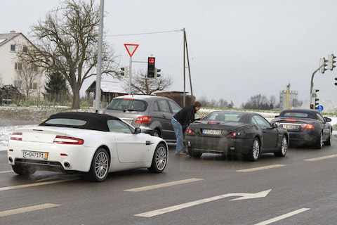 Mercedes SL op pad met concurrentie