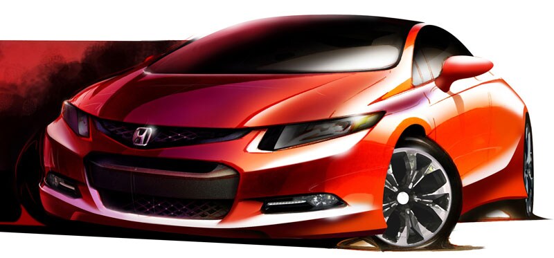 Honda Civic designstudie