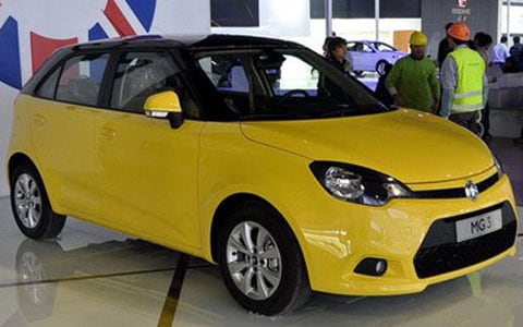 MG3 kruipt uit ei in Guangzhou