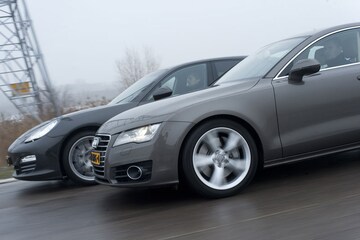 Audi A7 Sportback 3.0 TFSI-Porsche Panamera 4