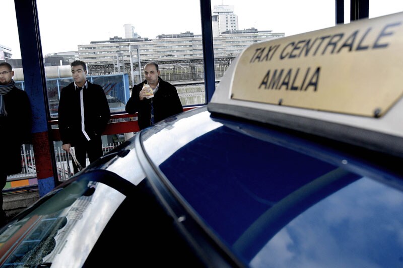 Taxi's in Utrecht (foto: ANP)