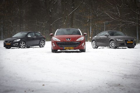 Peugeot RCZ - Volvo C30 - Audi TT - Vergelijkende Test