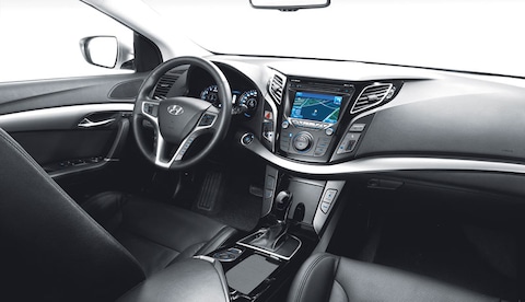 In het binnenste van de Hyundai i40 