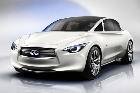 Compacte Infiniti Concept heet Etherea