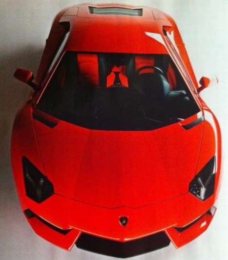 En hier de Lamborghini Aventador in vol ornaat!