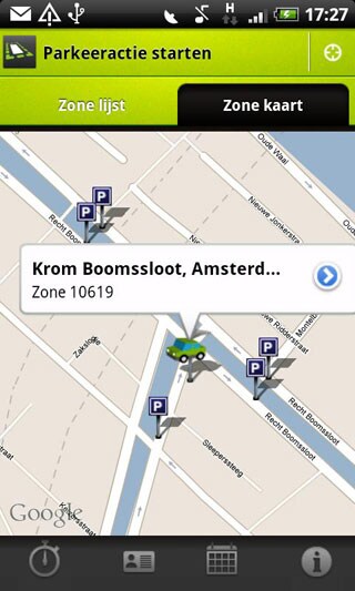 Betaald parkeren via Android