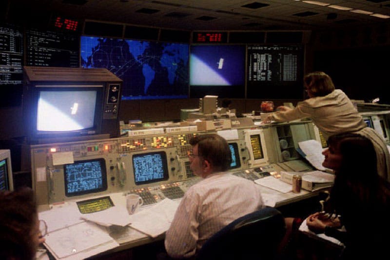 Ground control Space Shuttle | Foto: ANP/AFP 