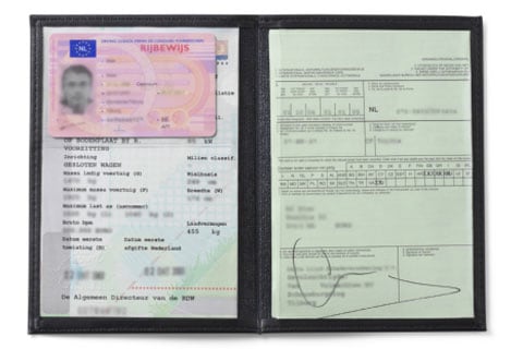 Autopapieren kentekenbewijs