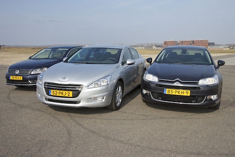 Volkswagen Passat 1.6 TDI - Peugeot 508 1.6 e-HDi - Citroën C5 1.6 eHDi