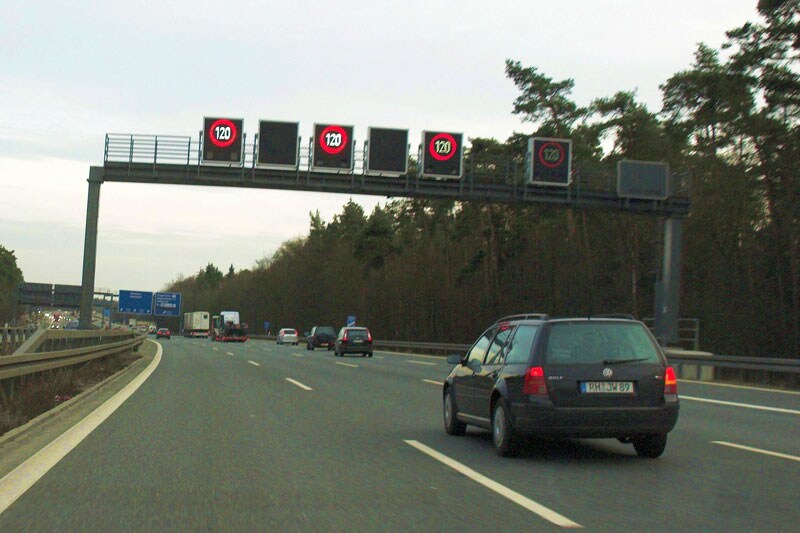 Snelheidslimiet op de Autobahn