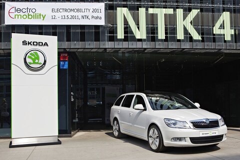 Tien elektrische Skoda's Octavia