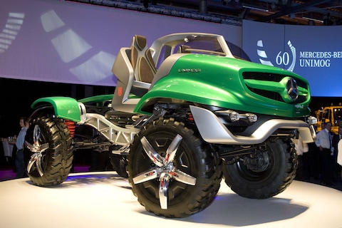 Jubileumauto van Unimog