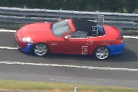 Jaguar XKR-S convertible gesnapt