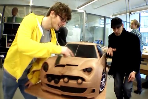 Mini-kleimodel in BMW-campagne