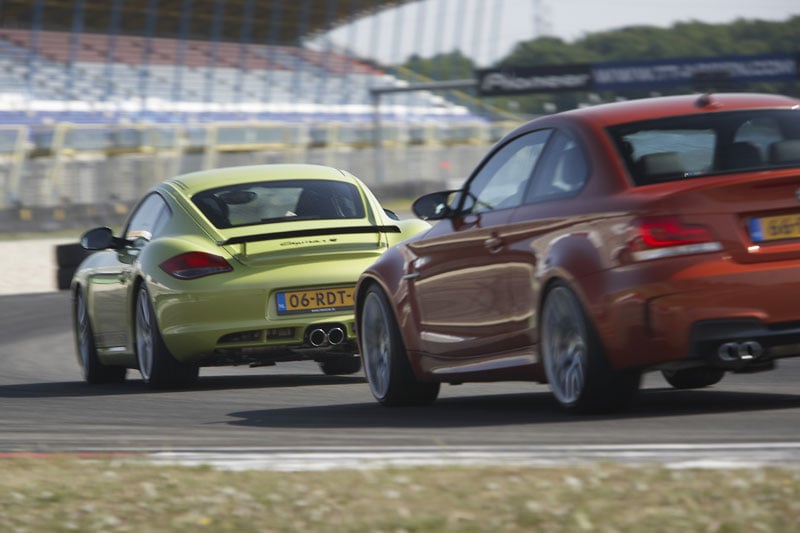 BMW 1-serie M Coupé-Porsche Cayman R