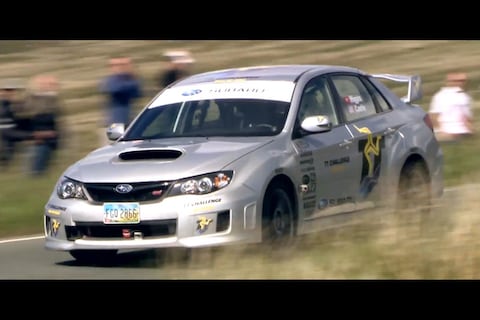 Record Subaru WRX STI op Isle of Man