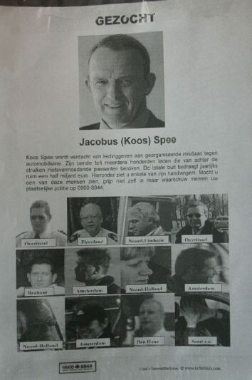 Koos Spee gezocht