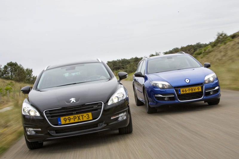 Peugeot 508 SW GT  Renault Laguna Estate dCi 180 