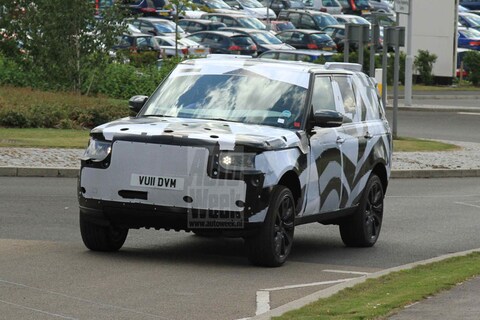 Zebra-Range Rover schuimt de straten af