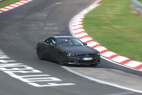 Mercedes SL 63 AMG spionage