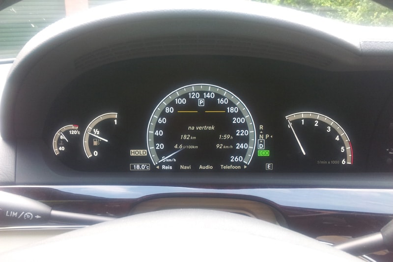 Bas van Putten rijdt zuinig met een S-klasse