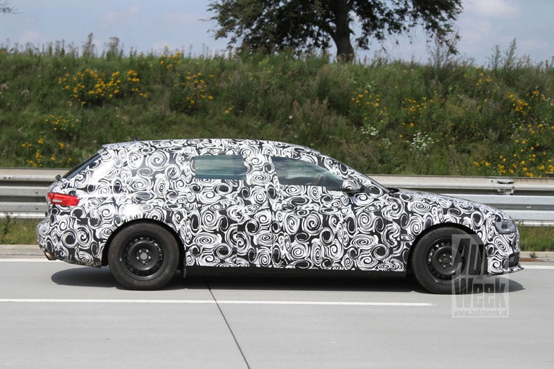 Audi A4 facelift spyshots