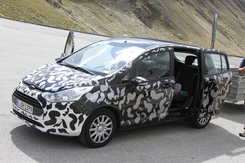 Ford B-Max volop aan het testen