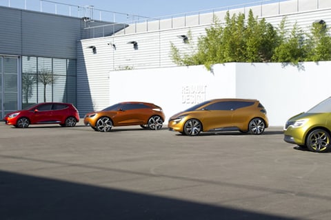 Mysterieuze Renault gespot bij designcentrum