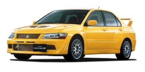 Mitsubishi Lancer Evo VII: niet voo