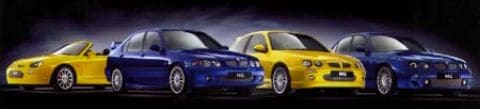 Nieuwe MG sport-saloons