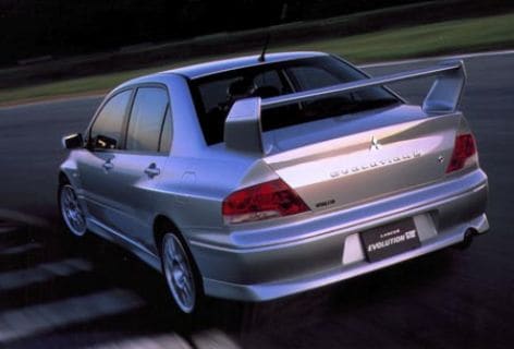 Lancer Evolution VII voor het eerst