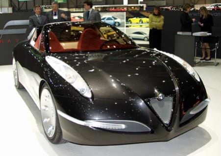 Uniek draaidak in Alfa Spider conce