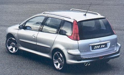 Peugeot concepts: 206 SW en 307 SW