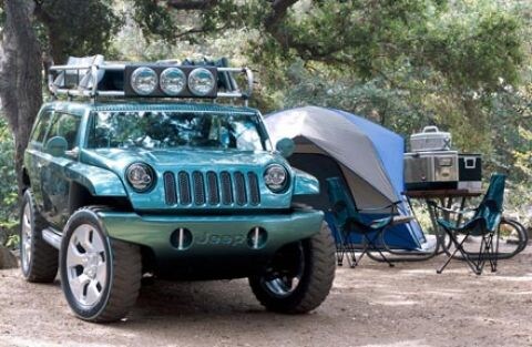 Jeep Willys met dak