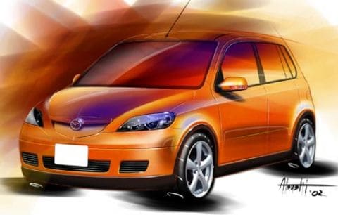 Prototype van Mazda 2 in Genève