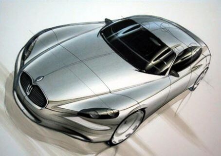 Eerste schetsen nieuwe Maserati